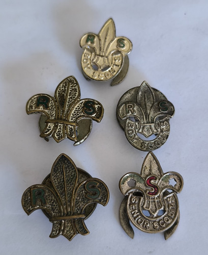 Lot anciens insignes rover - rs,