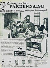 Advertising 25.04 1961 Arthur Martin the Ardennes wood stove