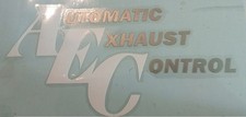 Sticker, adhésif Automatic Exhaust Control blanc/gris RG 500 Gamma