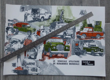 LAND ROVER années 70, catalogue original, brochure, dépliant n° 810