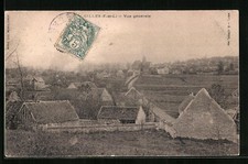 Old postcard Gilles, general view 