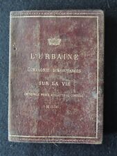 Urban Insurance Company Document Sheet Holder. leather. invoices 