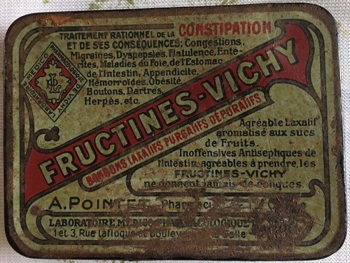 Boite publicitaire fructines - -,