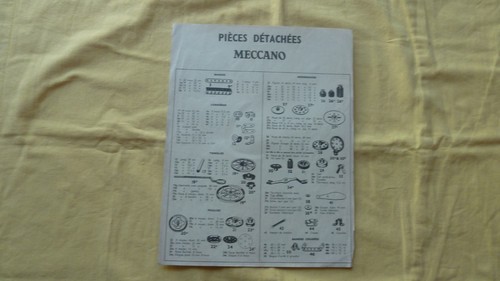 Pièces détachées meccano - meccano,