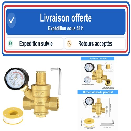 Réducteur pression eau - réducteur, de