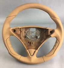 Porsche 955 967 Performance Sport Steering Wheel Sand Beige Steering Wheel Leather