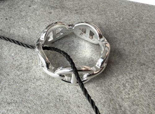 Bague hermes neuve argent - hermes,