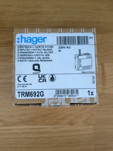 Hager micro module volet - hager,