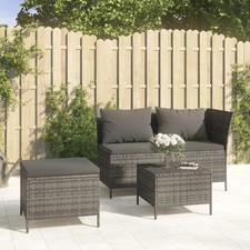 Salon de jardin 4 pcs avec