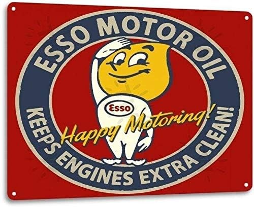 Esso motor oil garage - oil,