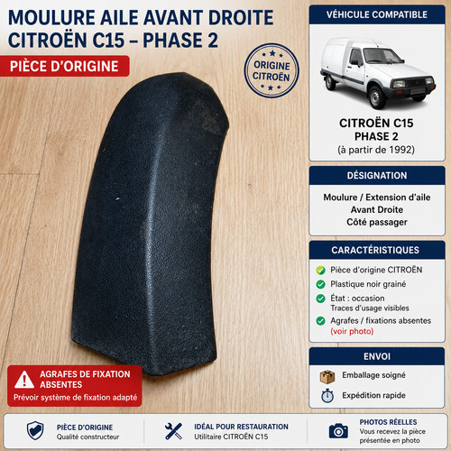 Moulure avant droite citroën - moulure,