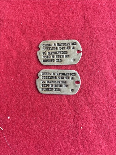 Ww2 army dog tag - us,
