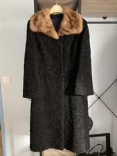 Manteau, veste en astrakan