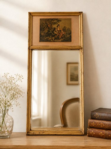 Ancien miroir avec - ancien,
