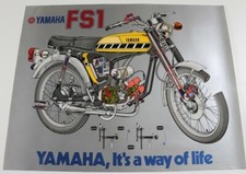 RARE AFFICHE POSTER YAMAHA FS1