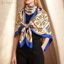 RARE VINTAGE foulard en soie