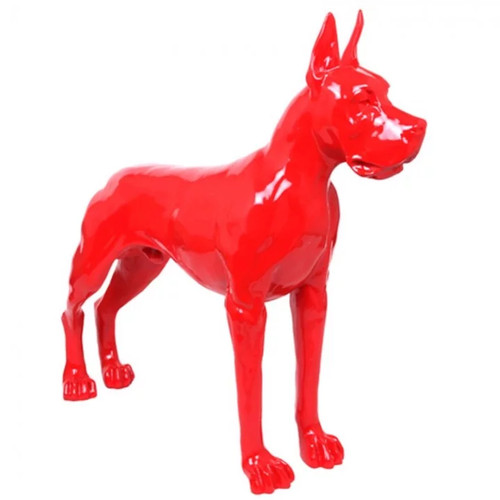 Statue dogue allemand - , en