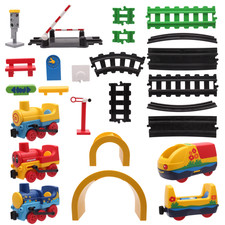 Playmobil 123 chemin de fer gare locomotive rails train pont accessoires choix