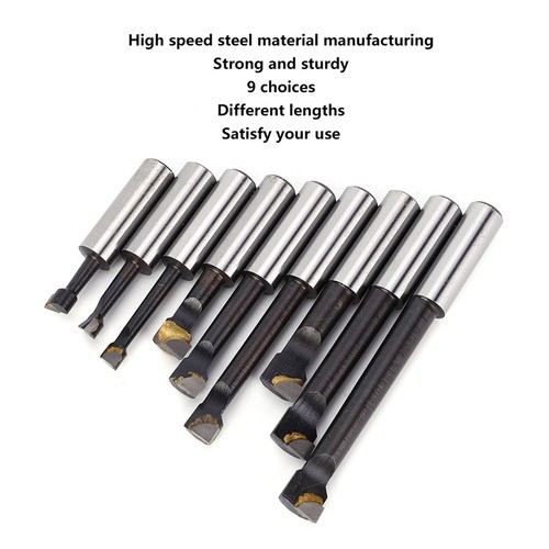 9pcs type boring - cutter, 3/8