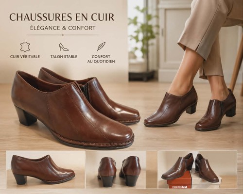 Chaussures femme cuir - chaussures,