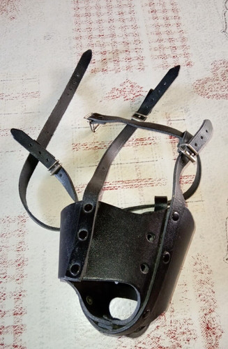 Muselière cuir pour - cuir,