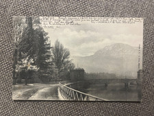 Old postcard GRENOBLE ÎLE VERTE