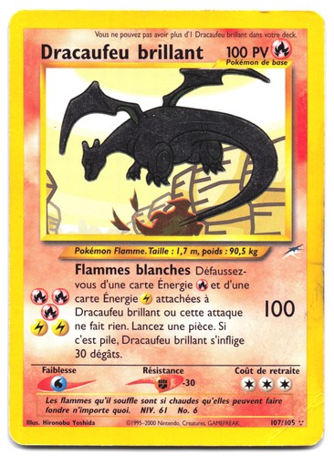 Carte pokémon dracaufeu - pokémon,