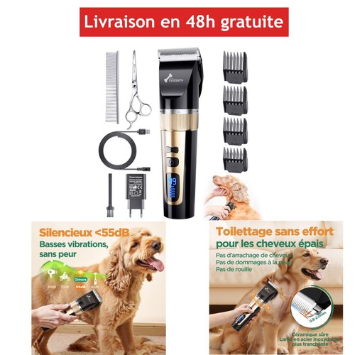 Gimars tondeuse chien - gimars,