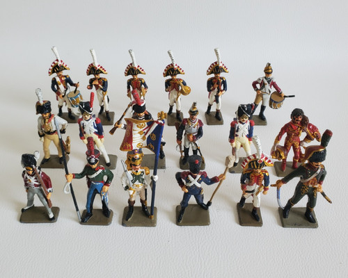 Lot figurines plomb - en,