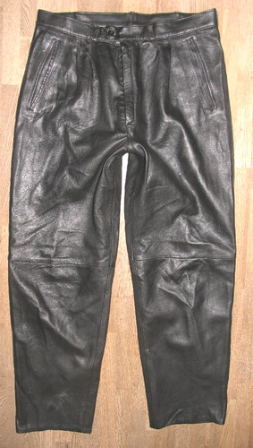 Homme pantalon cuir noir à - homme,