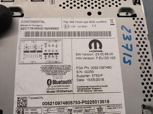 940b7000 autoradio fiat tipo - 940b7000,