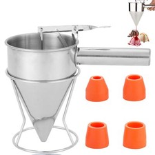 Distributeur De Pâte À Crêpes Portionneuse De Pâte en Acier Inoxydable Doseur...