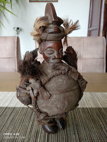 Statuette fétiche teke yaka - fétiche,