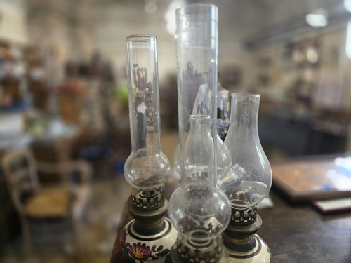 Lot lampes à pétrole - lampes,