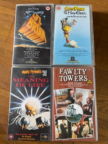 Lot cassettes vhs monty - de,
