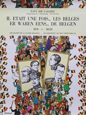 HERGÉ : Il était une fois les Belges, Affiche originale signée, 1980