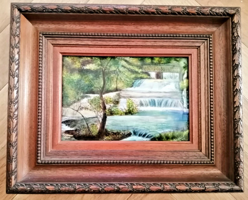 Ancien tableau émaux - ancien, en