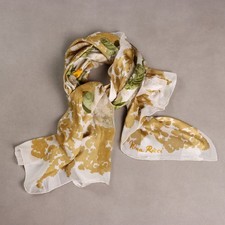 Foulard Vintage Soie Imprimé