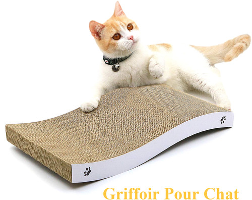 Grattoir griffoir chat beige - griffoir,