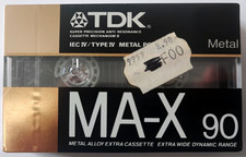 TDK MA-X 90 Metal K7 Vierge