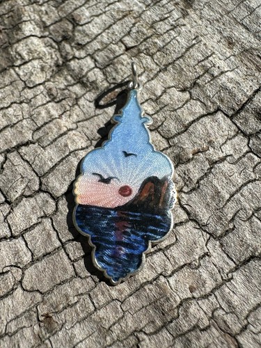 Pendentif argent sterling - en,