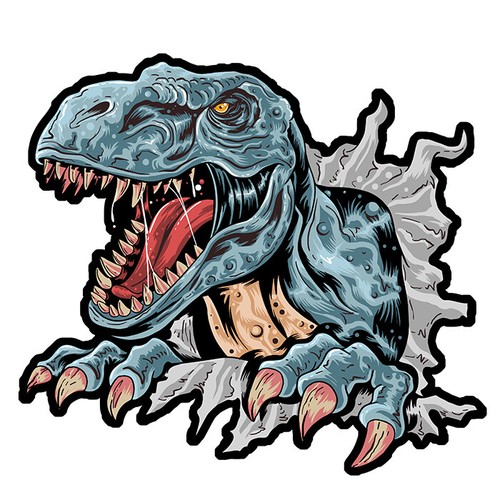 Trex rex dinosaure jurassic - rex,