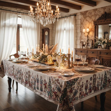 Nappe de Noël 140x180 cm en