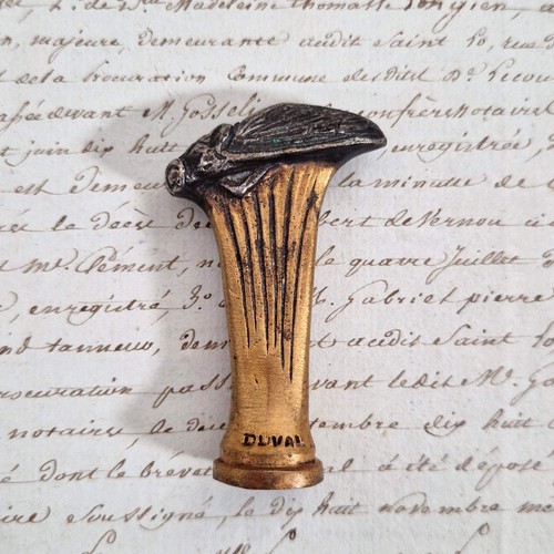 Ancien cachet bronze - cachet,