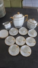 service à café- Porcelaine de Limoges- BC- Lazeyras