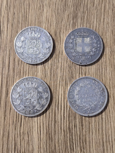 Pièce argent francs 1849 5 - pièce,