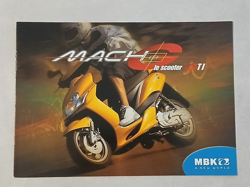 Brochure catalogue scooter mbk - brochure,