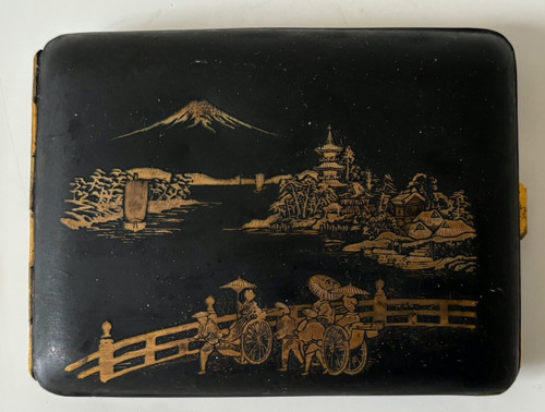Antique cigarette case - cigarette,