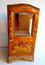 Napoleon III Watch Holder Jewelry Box Marine Patent Chair: Angelots