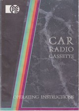 CAR RADIO CASSETTE / NOTICE /